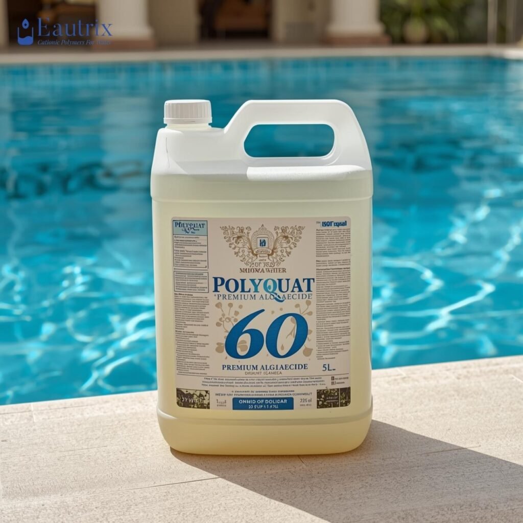 polyquat 60 algaecide in 5L jerrycan for pool application with private label
