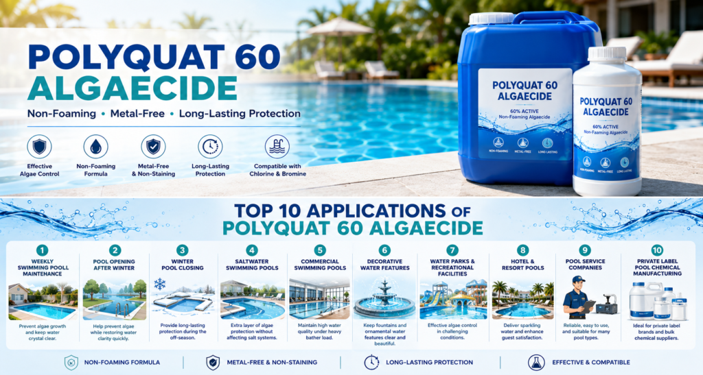Top 10 Applications of Polyquat 60 Algaecide