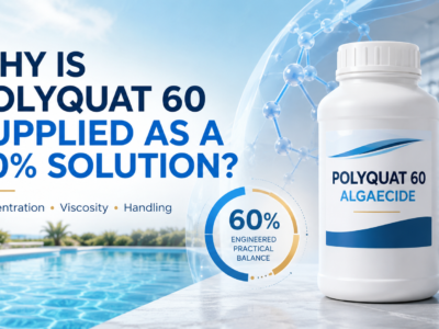 Polyquat 60 Algaecide 60% solution showing the balance between active concentration, viscosity, and practical handling.